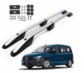 Șine de acoperiș pentru MERCEDES CITAN / EQT 2021- SHORT | argintiu