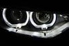 Faruri BMW F30 F31 Angel Eyes LED negru