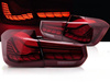 Lumini LED spate pentru BMW F30 11-18 OLED roșu