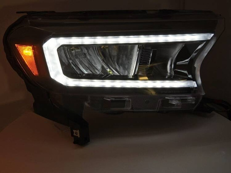 Lumini frontale negre Full LED pentru Ford Ranger V