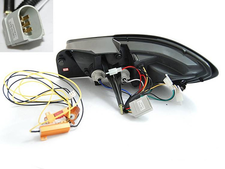 Lămpi de fum LED pentru Seat Ibiza 6j 3d 08-12