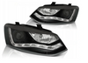 Faruri Vw Polo 6r 09-14 Negru Led