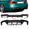 DIFUZOR BMW F10 F11 10-LOOK M5 DUET NEGRU LUCIOS