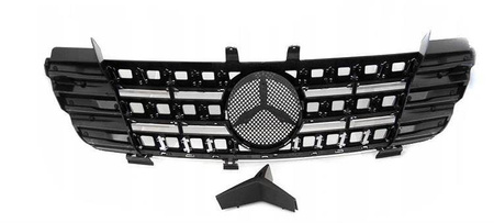 Grilă grilă Mercedes W164 05-08 negru cromat