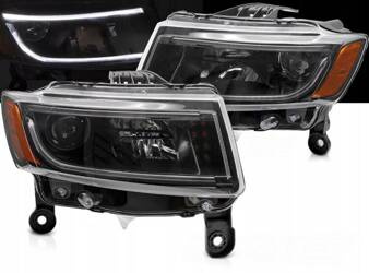 Faruri BLACK LED pentru Jeep Grand Cherokee