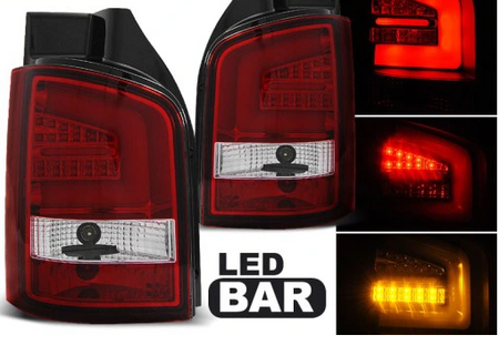 LED lumini spate VW T5 03-09 ROȘU ALB LED BAR