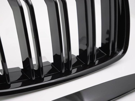 Grila frontală grila rinichi negru lucios pentru BMW E90 E91 -08