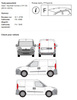 Suport de acoperiș dedicat pentru Opel Combo 2012 -&gt
