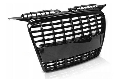 Grilă frontală grilă neagră lucioasă AUDI A3 05-08 S