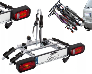 Platforma de transport biciclete pentru 2 biciclete pe cârlig Titan Amos 13PIN