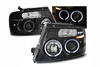 Faruri Ford F150 mk 11 mk 11 04-08 angel eyes negru