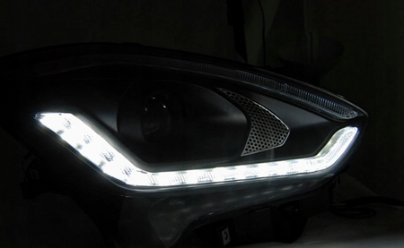 Suzuki Swift 6 Vi 17- Tube Black Led Dts lămpi Dts