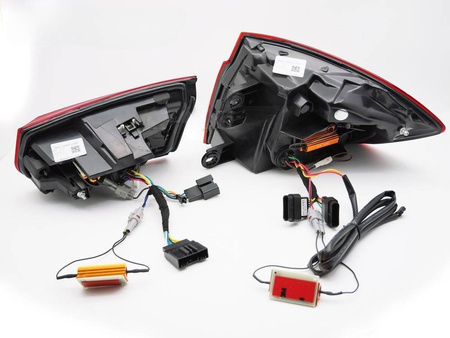 Lumini LED spate pentru BMW F30 11-18 OLED roșu