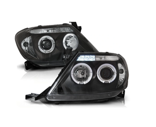 Lumini Toyota Hilux 05-11 Ringi Led Lenses negru
