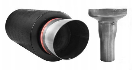 Bass silencer ala mugen tras cu amortizor de 90mm