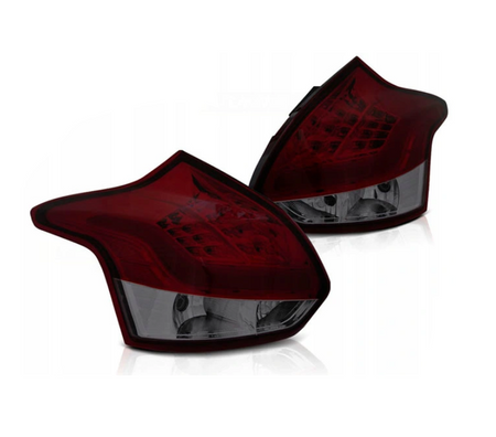 Ford Focus 3 11-14 Hb roșu fum roșu a condus lămpi LED