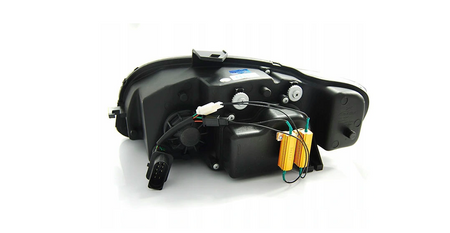 Faruri Audi A4 B7 04-08 Led Tube negru