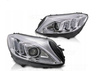Faruri LED cromate pentru Mercedes w205 14-18