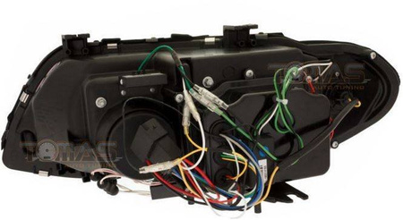 Faruri BMW X5 E53 Inele CCFL Negru D2S XEN