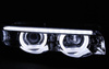 Faruri Bmw E38 94-01 Ringi 3d Led Chrome