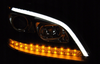 Lămpi Mercedes W164 Ml M-class 05-07 Negru Led Seq