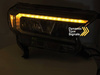 Lumini frontale negre Full LED pentru Ford Ranger V
