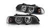 BMW E39 LCI 00-03 Lampa Xenon D2s Black Ring