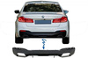 DIFUZOR BMW G30/G31 SEDAN/TOURING 17- NEGRU PIAN