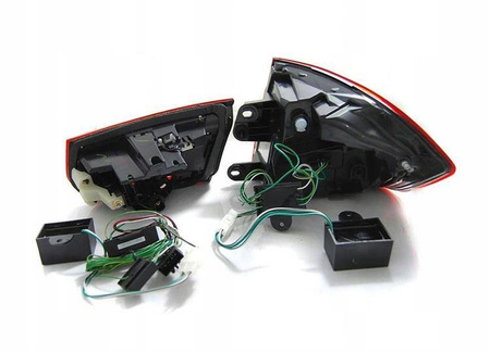 Bmw F30 F30 11-15 roșu fum a condus lumini de bară