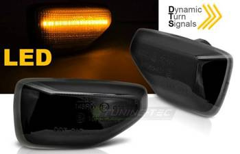 Indicatoare laterale cu LED noi. DACIA DUSTER / LOGAN / SANDERO SMOKE SEQ LED