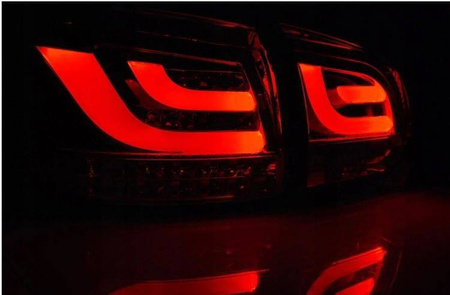 LED lumini spate Vw Golf 6 08-12 negru a condus bara neagră