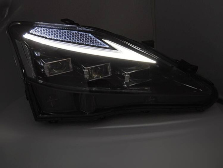 Faruri pentru Lexus IS 06-13 negru complet LED