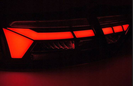 Lămpi cu LED roșu fum pentru AUDI A5 11-16 LIFT