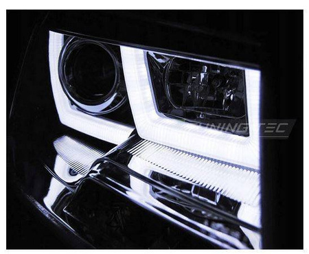 Faruri Faruri VW T5 T5 10-15 BLACK LED DR