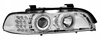 BMW E39 CHROM LED faruri cu LED-uri + ANULE