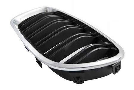 Grilă de rinichi BMW F10 F11 M5 Look Chrome negru
