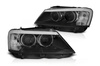 Lămpile față Bmw X3 F25 10-14 Black Led