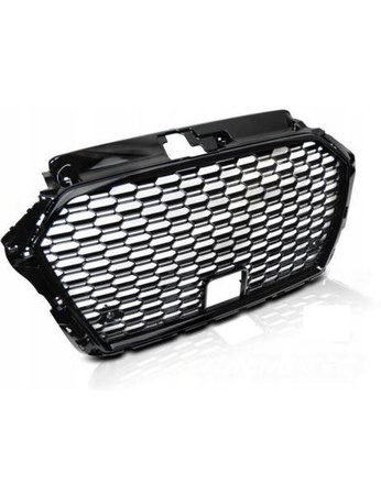 GRILL P. AUDI A3 8V 17- STIL RS3 NEGRU LUCIOS