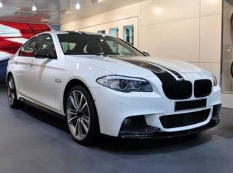 PASAJ ROATĂ FAȚĂ BMW F10 F11 10-18 PERFORMANCE GLOSSY BLK