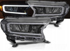 Lumini frontale negre Full LED pentru Ford Ranger V