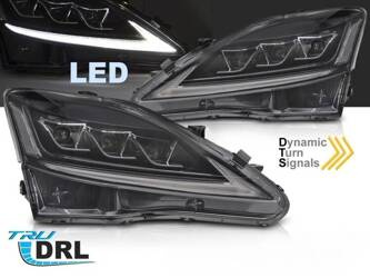 Faruri pentru Lexus IS 06-13 negru complet LED