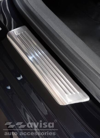 Kit Skoda Octavia 4 break (capacul de protecție spate + plăcuțele de prag de ușă)