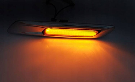 Semnalizatoare LED cu fum argintiu BMW F10 F11 10-13