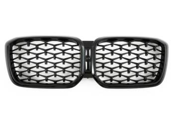 GRILĂ PENTRU RINICHI BMW X3 X4 G01 G02 LCI DIAMOND BLACK