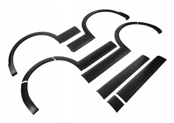 Extensii pasaj roata ornamente usi VW T6 2015+ SCURT