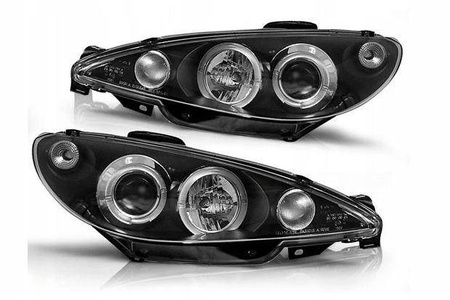 Faruri Peugeot 206 BLACK RINGI