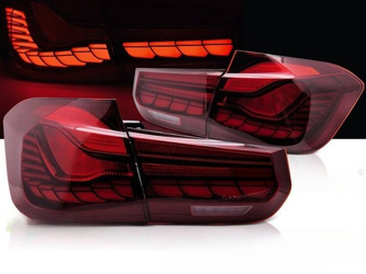 Lumini LED spate pentru BMW F30 11-18 OLED roșu