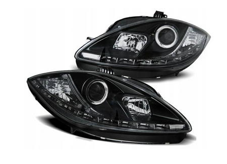 Faruri Seat Leon Altea 09-12 Negru Lumina zilei