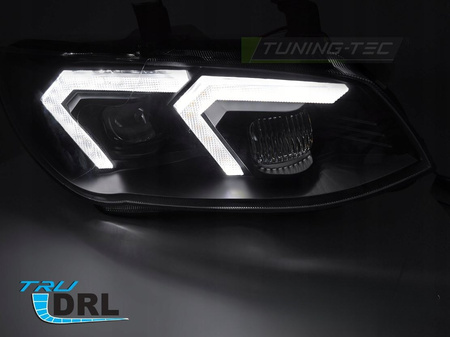 Faruri LED DRL pentru BMW E92 E93 LCI (2010-2013) - Înlocuire Xenon, negru