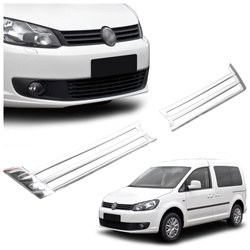 Benzi grila fata VW VOLKSWAGEN CADDY 2010-2015 | OȚEL | CROM